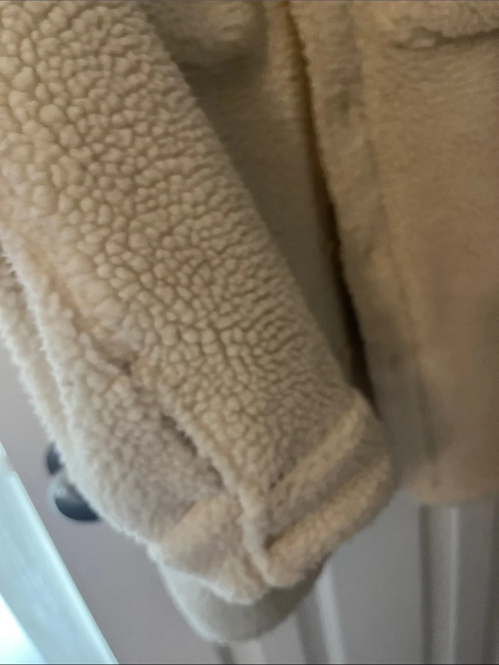 art class Cream Sherpa Jacket for Kids